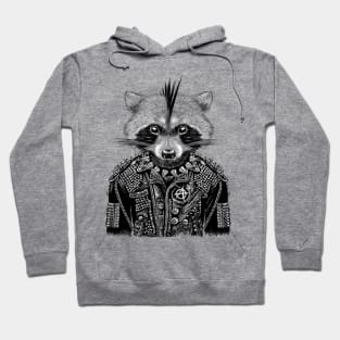 Heavy Metal Raccoon Hoodie